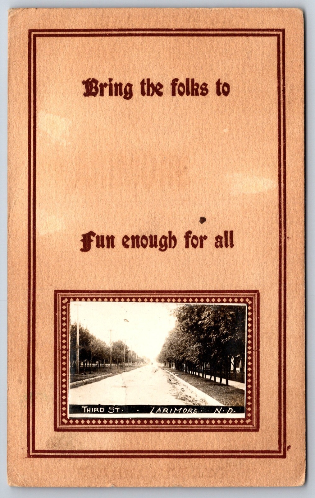 Larimore North Dakota3rd Street ResidentialFun Enough for All1912