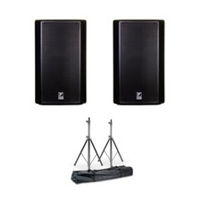 Pair of 2x Yorkville NX 12 Powered Loudspeakers Stands