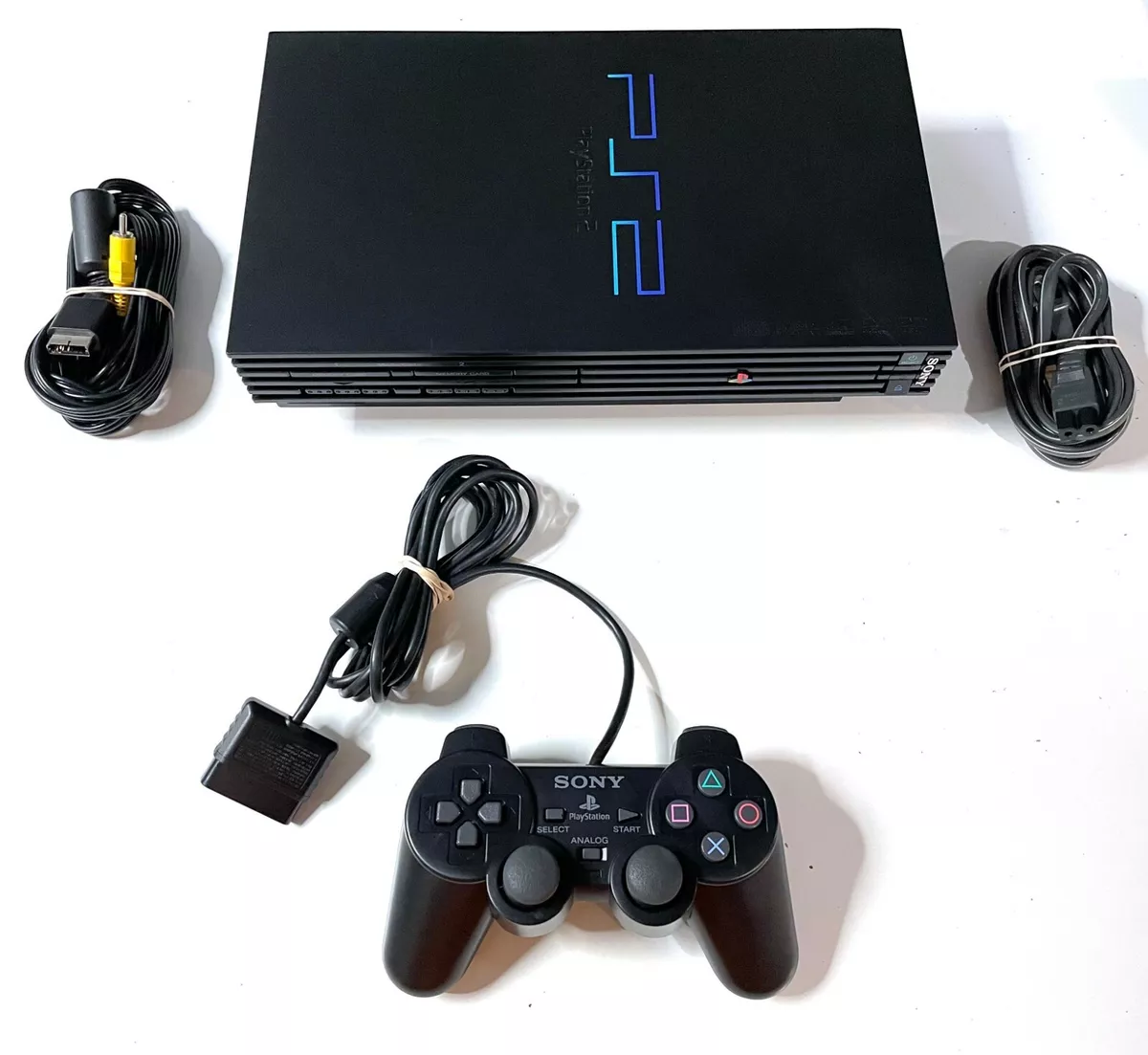 Original Sony PlayStation 2 PS2 Fat Console système renouvelé lot complet