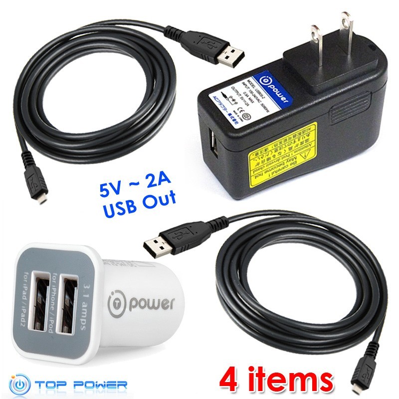 fits Kobo eReader/Tablet Vox K080KBO AC Wall Adapter Data Cable Car Charger eBay