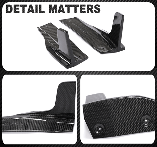Carbon Heck Lippe Spoiler Splitter Diffusor Canard für Audi A5 B9 S Line S5 17UP - Picture 11 of 11