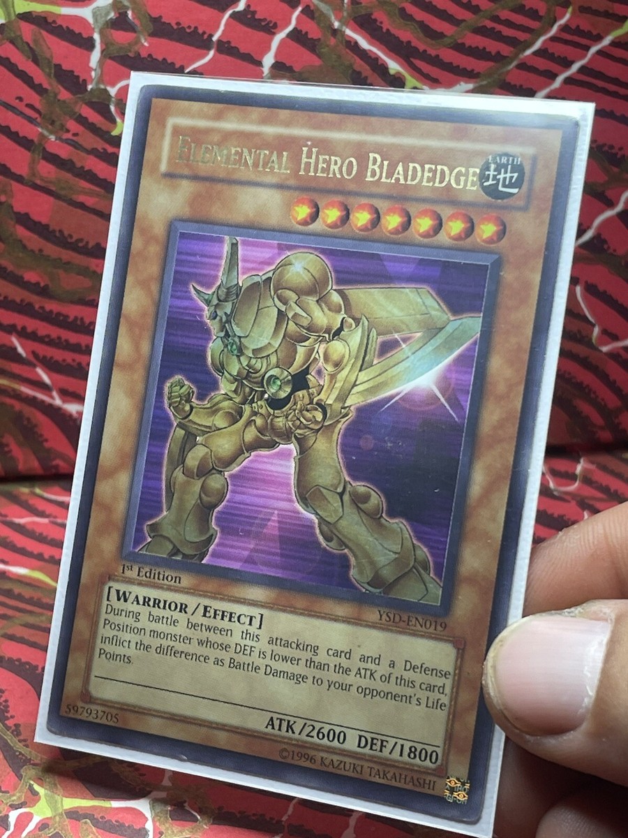 Yu-Gi-Oh! TCG Elemental Hero Bladedge Starter Deck 2006 YSD-EN019 1st  Edition