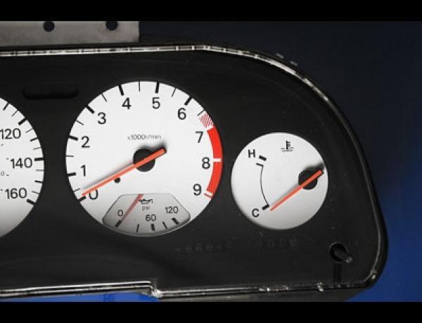 White Face Gauges for 1990-1991 Nissan 300zx NON TURBO Z32