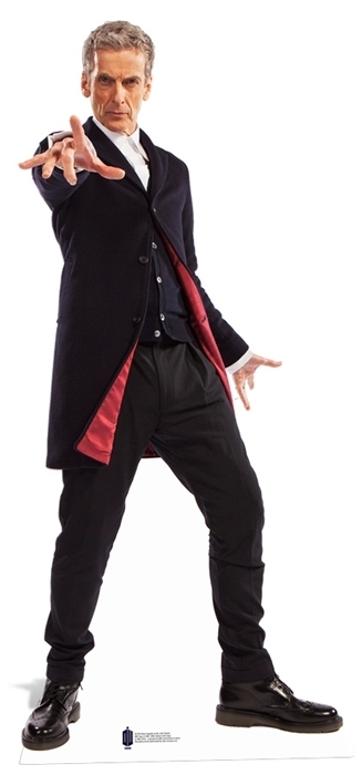 Peter Capaldi The 12th Doctor Who OFFICIAL CARDBOARD CUTOUT Standee Standup