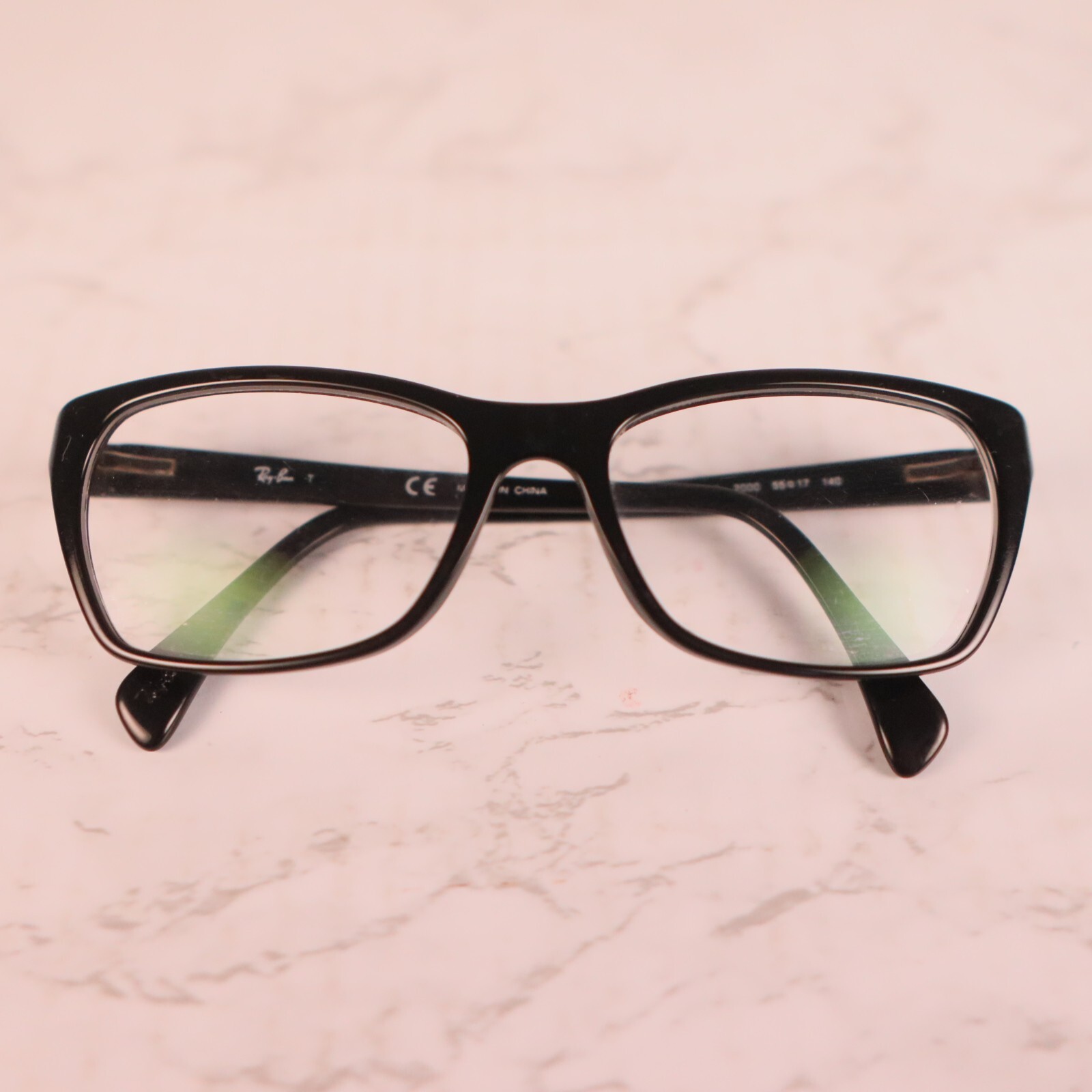Ray Ban Eyeglasses RB5298 2000 51-17-135 Black Full Rim Cat Eye Frames