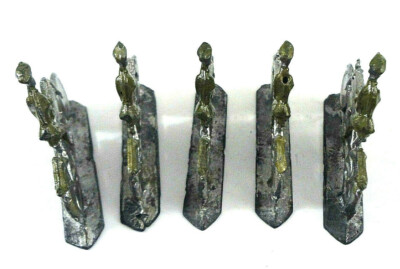 Lot De 4 Figurines Militaires Anciennes En Plomb à Peindre - Moto Et Soldats