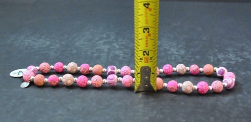 Jilzarah Tea Berry Medium Silverball Necklace Polymer Clay Beads Handmade R6 - Picture 12 of 12