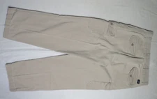 LEVIS DOCKERS MENS PANTS 33x32 GRAY CARGO 406203222 100% COTTON CANVAS VTG 2004