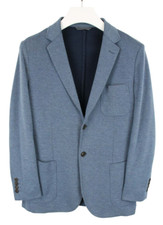 GANT Blazer Men's MEDIUM Unlined Melange Single Breasted Patched Pockets