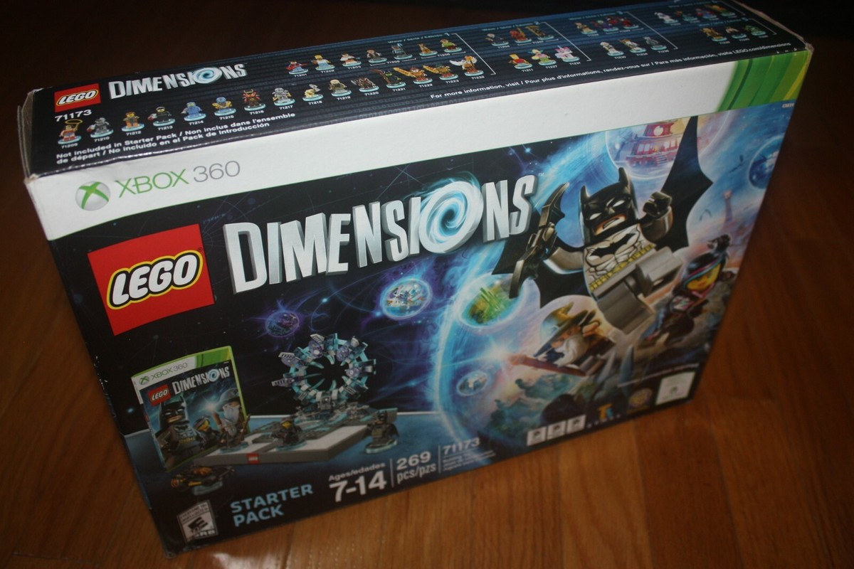 New In Box Xbox 360 LEGO Dimensions Starter Pack 269 Pieces 71173