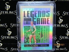 2020-21 Panini NBA Hoops Larry Bird GOLD ARTIST PROOF LEGENDS OF THE GAME #/10