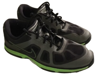 Nike Lunar Ascend Lunarlon Hyperfuse Shoes Black Lime Men 483841-002 Sz 7