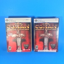 2008 Age of Conan: Hyborian Adventures PC DVD Factory Sealed