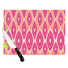 Kess InHouse * MOROCCAN * Cutting Board Art Glass 11.5 by 15.75-Inch New In Pack