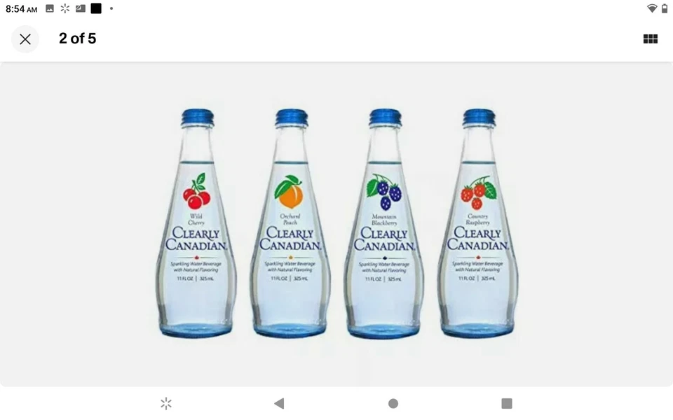 Clearly Canadian Sparkling Spring Water 4 PK (1 Of Each Flavor Or All the same) - Image 1 of 2