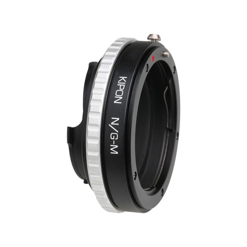 Adattatore KIPON per obiettivo Nikon attacco G a fotocamera Leica M - Foto 3 di 5
