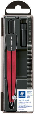 Kompass Staedtler Noris Metallic Kompass rot - Art No 550 50M²