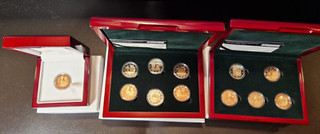12 x 2 Euro PP Gedenkmünzen Luxemburg 2019 2023 3 offizielle Ausgaben im Etui