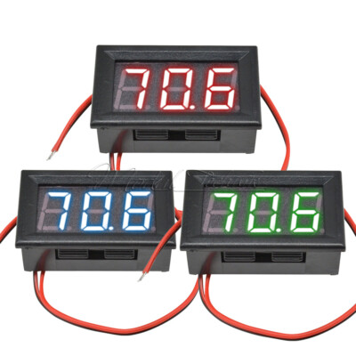 0.56'' LED Blue/Green/Red Digital Panel Voltmeter AC 70V-500V Voltage Meter