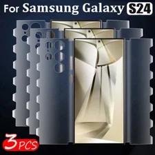 3Pcs 360° Full Body Hydrogel Film for Samsung S23 S24 S25 Ultra Screen Protector