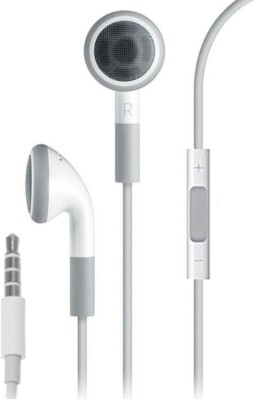 Weiße In-Ear Kopfhörer in mit Mikrofon für den Amazon Kindle Fire HDX & HDX 8.9