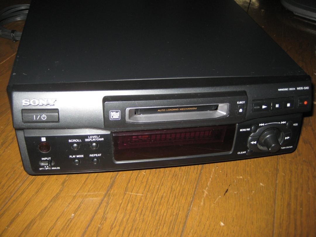 Sony MDSS40 MD Deck MiniDisc Player Recorder Audio Operation Confirmed