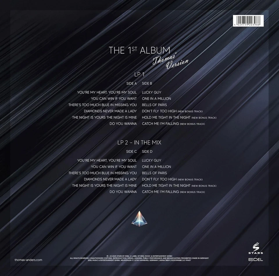 Thomas Anders  .…sings Modern Talking: The 1st Album Jubiläums (2LP) Vinyl # NEU - Bild 3 von 4
