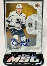 2019-20 Upper Deck Engrained Tobias Bjornfot Rookie Auto #98 RC