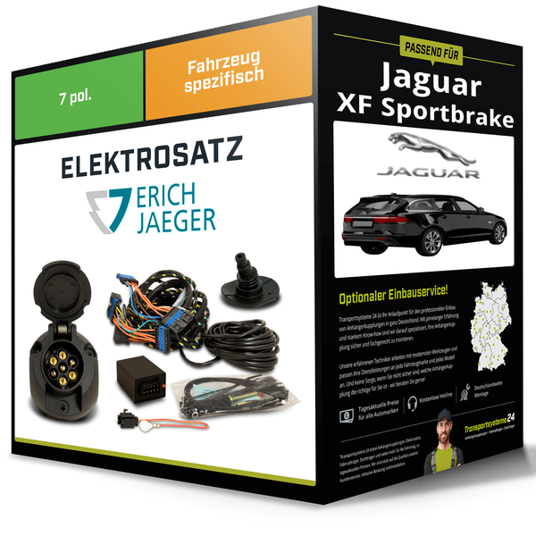 Elektrosatz 7-Pol Spezifisch für Jaguar XF Sportbrake 07.2017-Jetzt NEU-image
