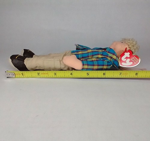 2002 TY Teenie Beanie Boppers Rugged Rusty Stuffed Doll - Picture 11 of 12
