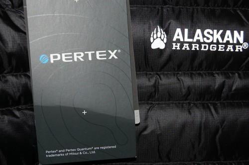 men's alaskan hardgear aniak down vest w/ pertex shell DWR treated black XL - Picture 2 of 7