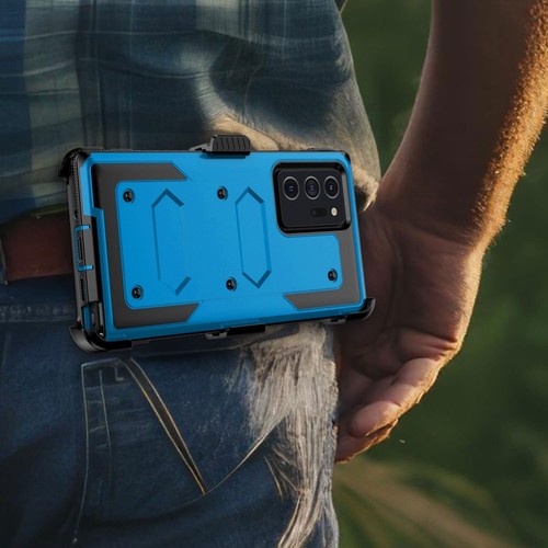 Funda/protector de pantalla resistente con clip para cinturón para Samsung Galaxy Note20 Ultra 5G - Imagen 6 de 97