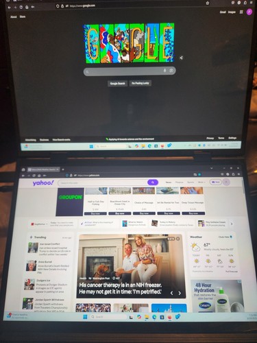 Dual Screen Laptop Excellent Condition 14" Touch Intel N 95 16GB 1TB Win 11 Pro - Bild 2 von 7