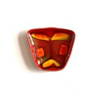 Poole Pottery Delphis Pin Dish Shape 41 by Rosina St Clayre 1970s English