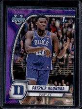 Patrick Ngongba 2024-25 Bowman University Chrome #58 Purple Lava