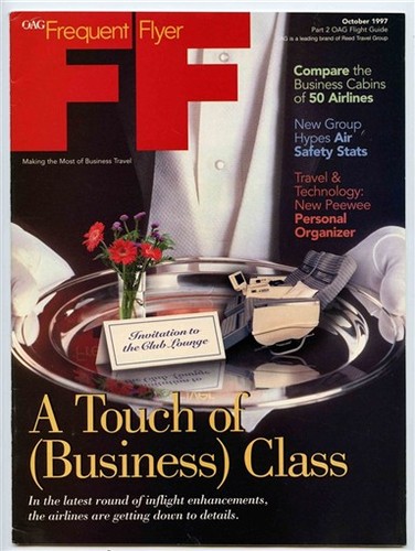 OAG Frequent Flyer Magazine October 1997 A Touch of Business Class