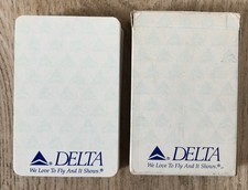 Vintage pack of DELTA AIRLINES playing cards +1 joker  We Love To Fly & It Shows