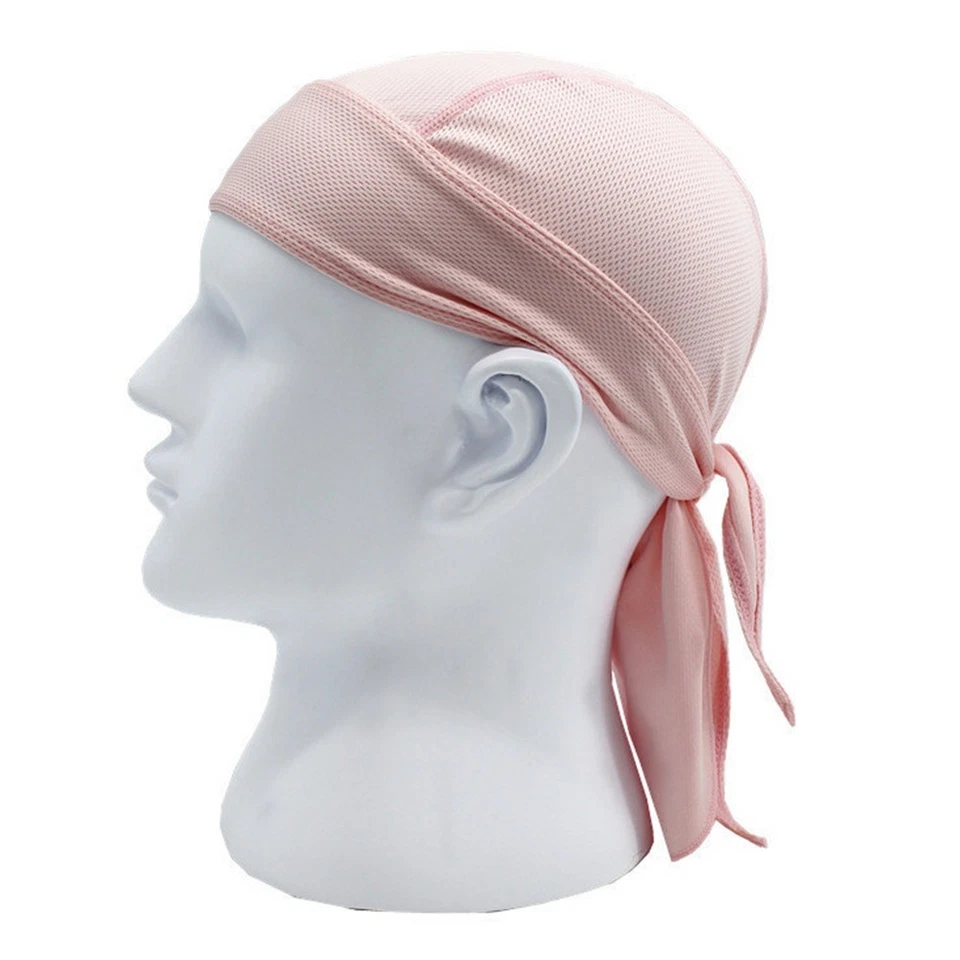 100 Freddo Seta Tessuto Foulard Stagioni Universale Pirata Turbante Veloce Dry - Immagine 2 di 4