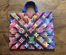 Louis Vuitton Monogram Multicolor Paper Shopping Bag Size 19x16x9
