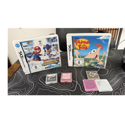 SEGA Nintendo DS Spiele Konvolut PAL Mario & Sonic Winterspiele + Anleitung