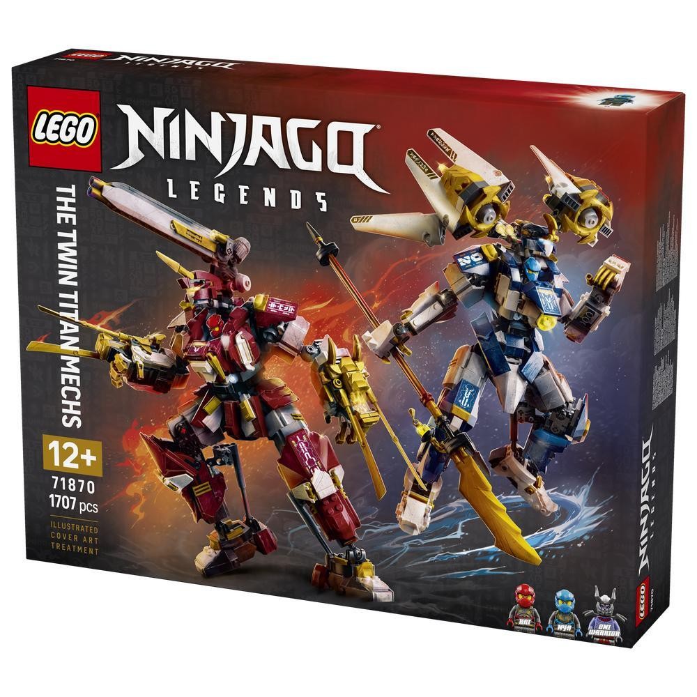 LEGO NINJAGO Twin Titan Mechs Set with Minifigures 71870