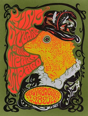 King Gizzard & The Lizard Wizard Santa Barbara 2022 Concert Poster