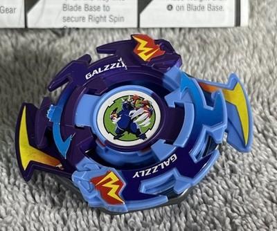 Vtg Blue Purple Galzzly (A-9) Hyperblade Beyblade V-Force 2002
