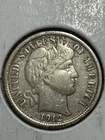 1912 Barber Dime, Better Condition, 99c Shipping Offer