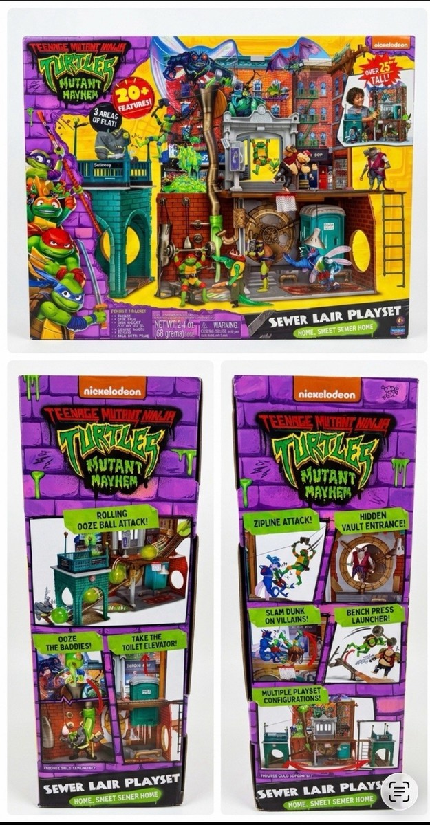 Playmates Toys Teenage Mutant Ninja Turtles Sewer Lair Playset