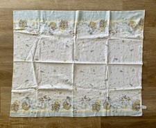 Vintage Carters Baby Flannel Receiving Blanket Nursery Rhymes Pastel Unisex