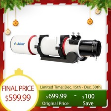 SVBONY SV550 Astronomical Telescope 80mm Refractor OTA Triplet APO for Deep Sky