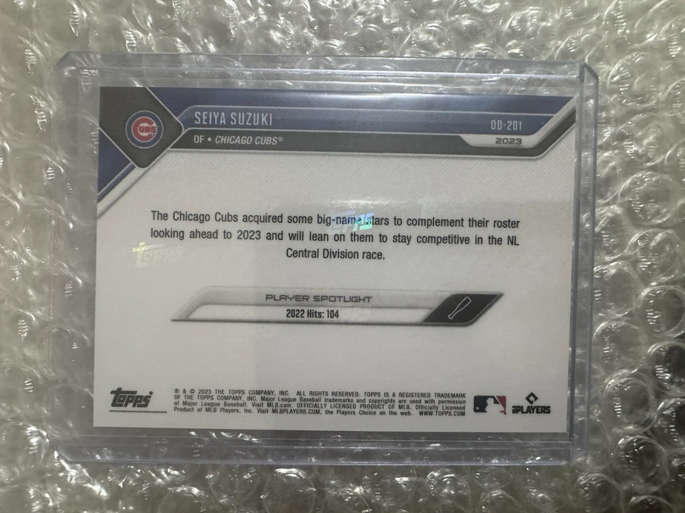 2023 Topps Now Road To Opening Day Seiya Suzuki 10/23 - Image 3 of 3