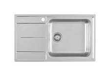 Foster 3218001 EVO Lavello da Cucina 1 Vasca Grande Gocciolatoio INOX 86x50 cm