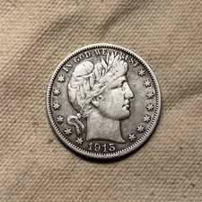 1915-S Barber Silver Half Dollar VF+/XF ZM